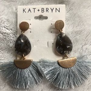 Kat + Bryn Fringe Dangle Earrings